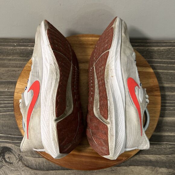 Nike Air Zoom Pegasus 39 Men’s Size 10.5 DH4071-007 Running Shoes White - Picture 6 of 8
